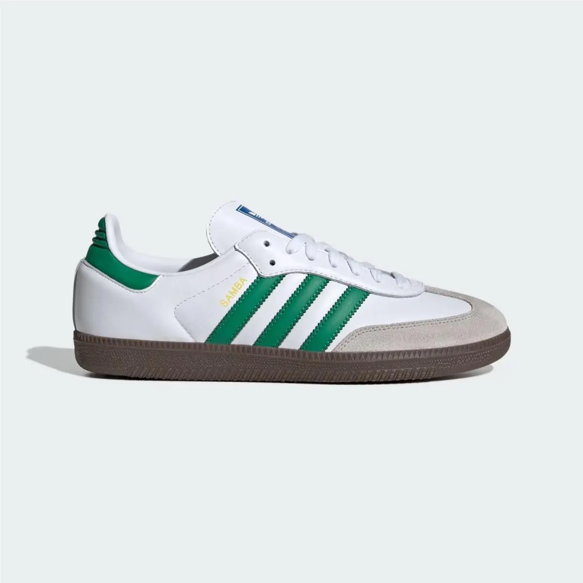 Adidas Samba OG Men`s Shoes White/green Size 11 US