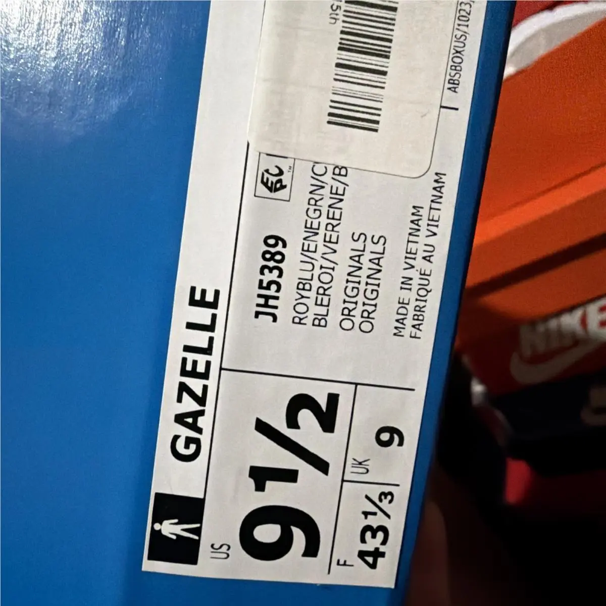 Adidas shoes - adidas Gazelle - Gazelle - Blue 7