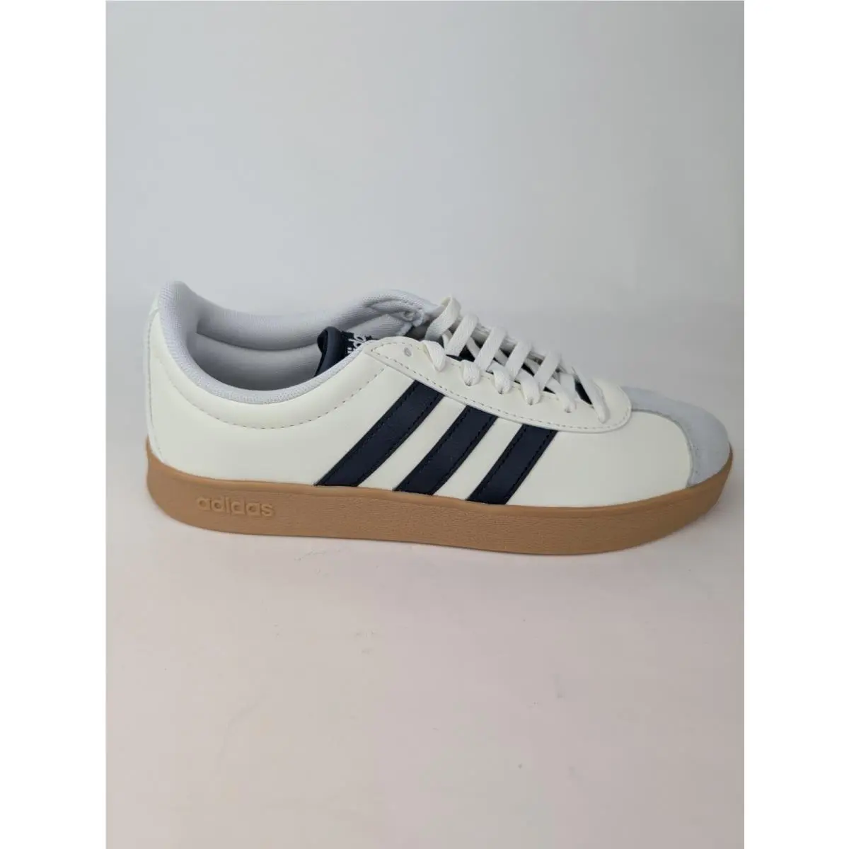 Adidas VL Court Base Core White/aurora Ink/halo Blue Women`s Size 7 JI1766