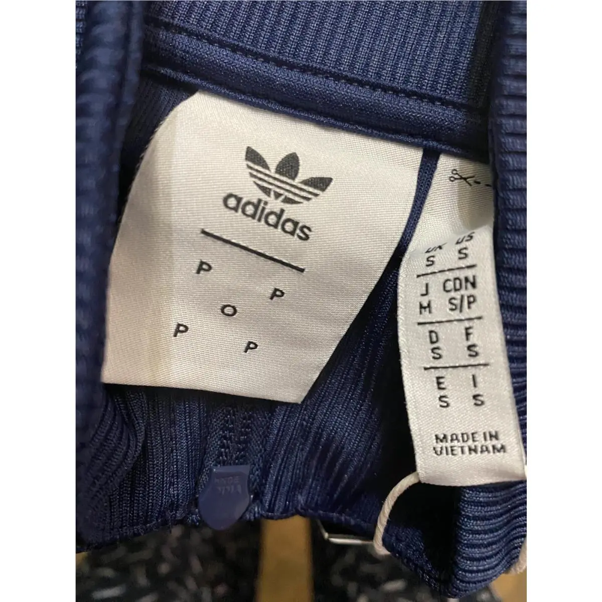 Adidas clothing - Navy Blue w/White Stripes 6