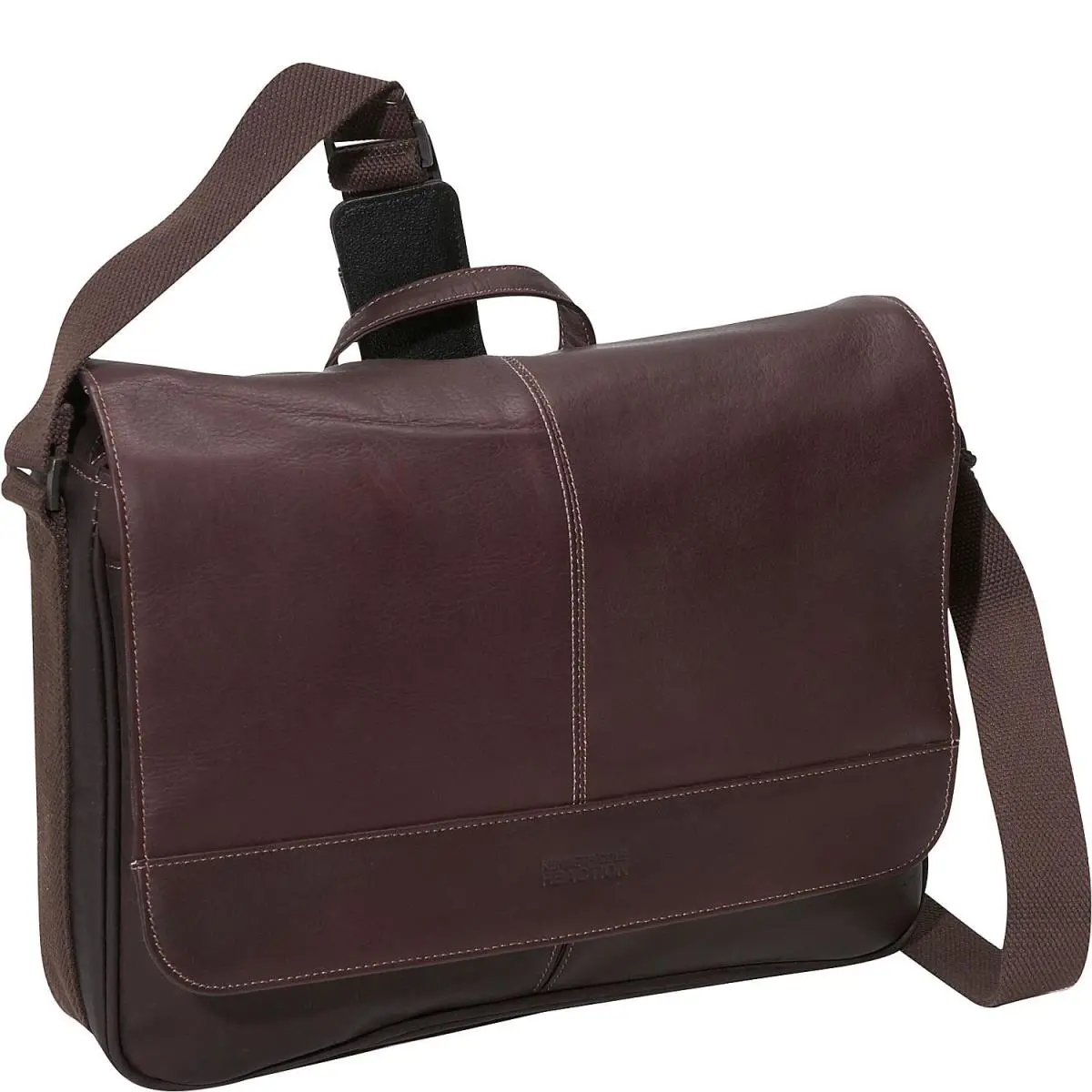 Kenneth Cole Reaction Risky Business Messenger Full-grain Colombian Leather
