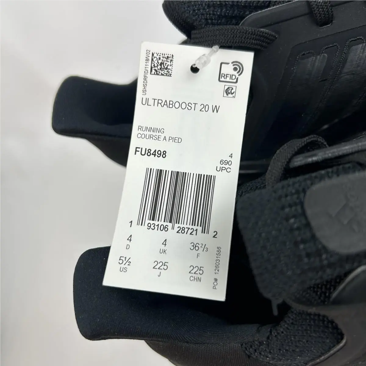 Adidas shoes - adidas UltraBoost 20 - UltraBoost - FU8498 - Black 0