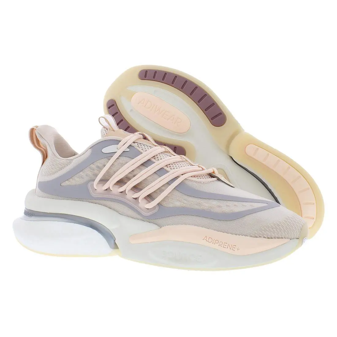 Adidas Alphaboost V1 Womens Shoes Size 10.5 Color: Wonder Quartz/taupe - Wonder Quartz/Taupe Met/Chalk White, Main: Pink