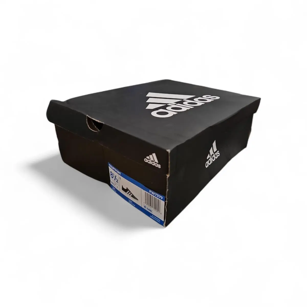Adidas shoes - adidas Courtpoint - Courtpoint - Black/White (UPC: 191532701616) 3
