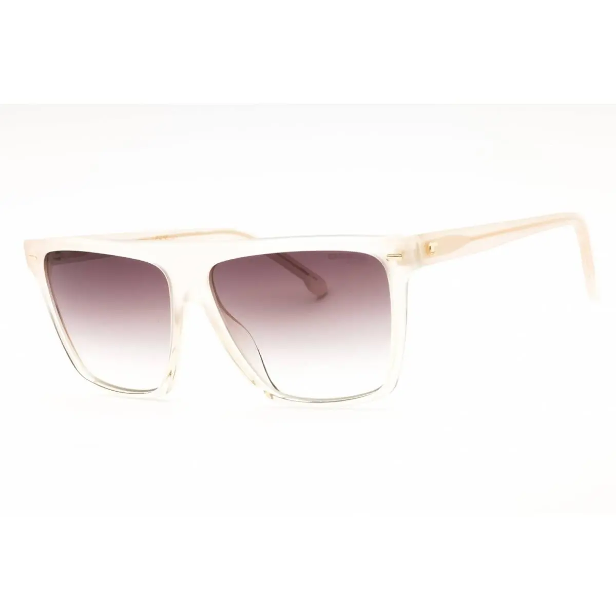 Carrera Women`s Sunglasses Ivory Plastic Square Frame Carrera 3027/S 0SZJ 3X