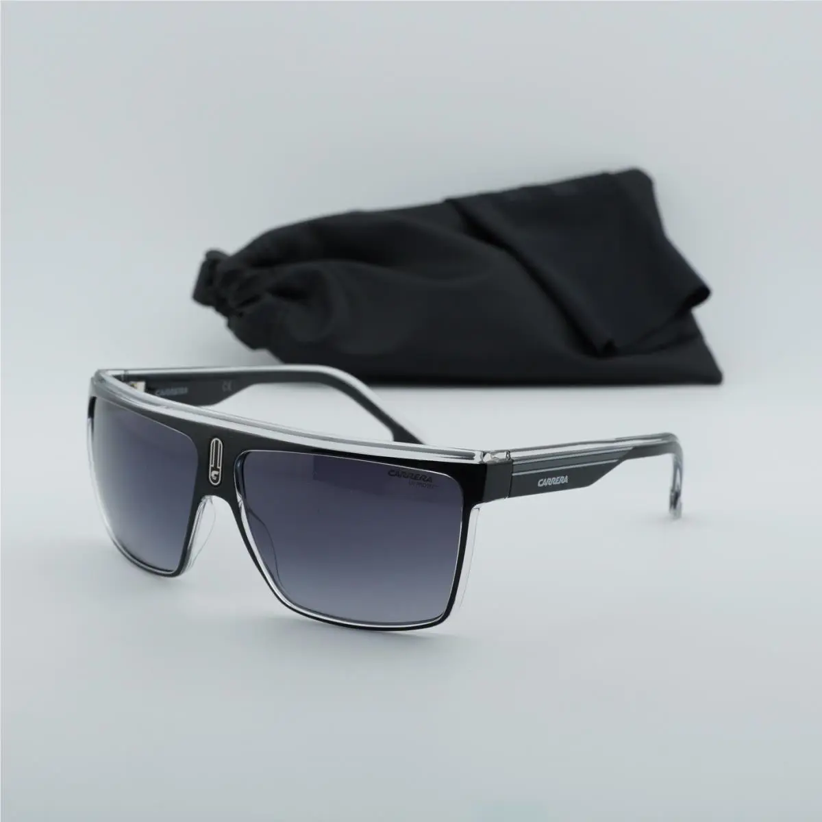 Carrera 22/N 080S 9O Black White/grey Gradient 63-12-130 Sunglasses
