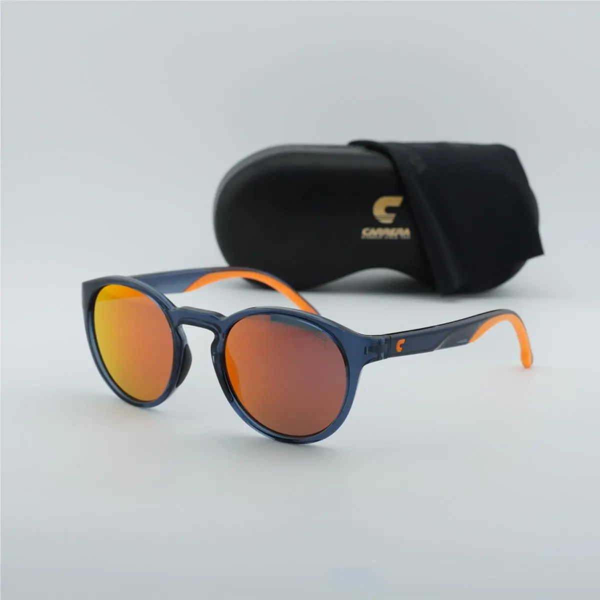 8056/S 0PJPUZ Blue/orange Red Mirror 51-22-145 Sunglasses by Carrera