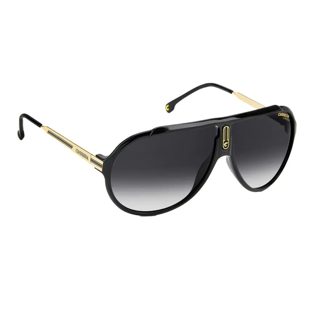 Carrera CA Endurance65/N 807_9O Shiny Black Plastic Sunglasses Grey Gradient