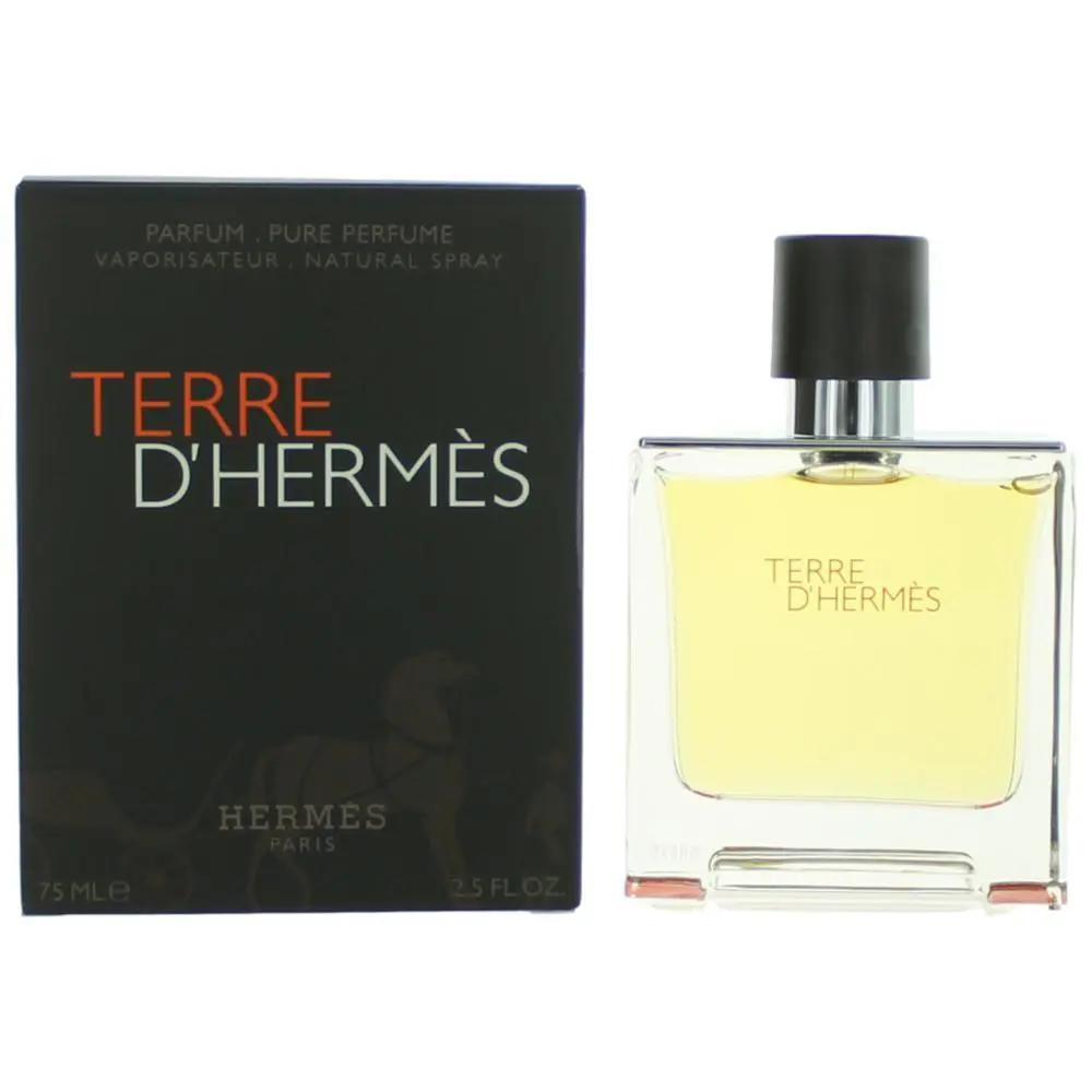Terre D`hermes by Hermes 2.5 oz Pure Parfum Spray For Men