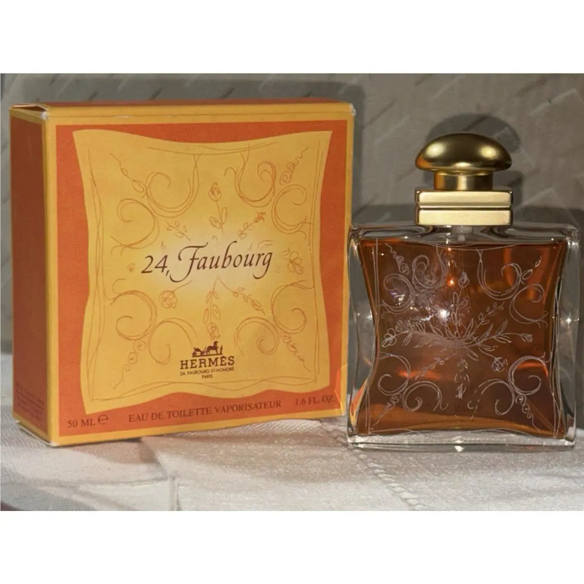 Vintage Hermes 24 Faubourg Edt 1.6 fl Oz. 50ml Eau de Toilette Natural Spray