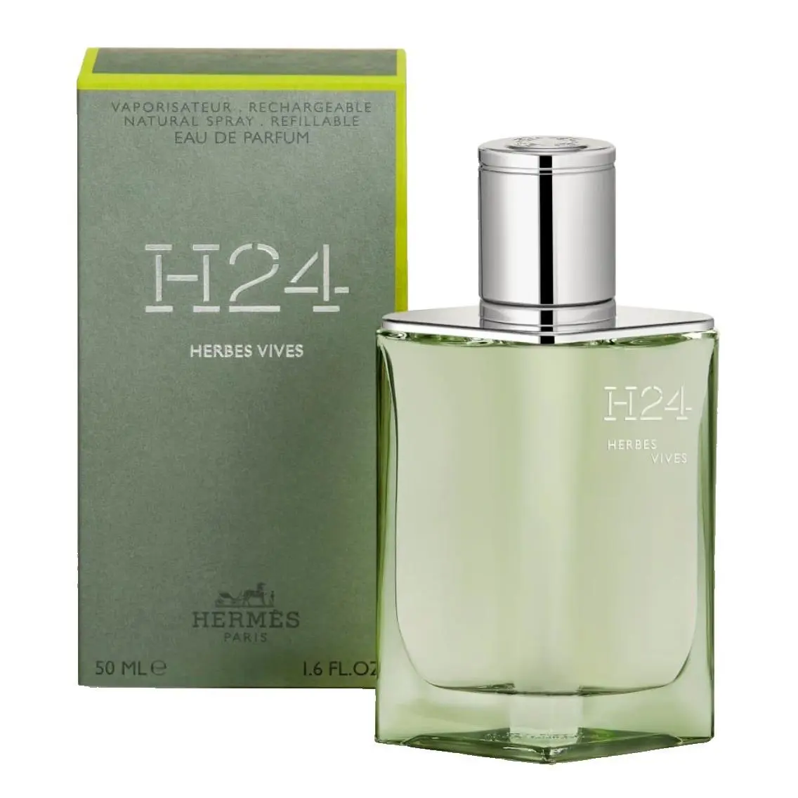 Hermes Men`s H24 Herbes Vives Edp Spray 1.7 oz Fragrances 3346130432104