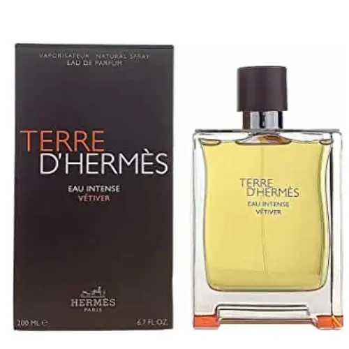Terre D`hermes Eau Intense Vetiver by Hermes 6.7 oz Edp Cologne Men