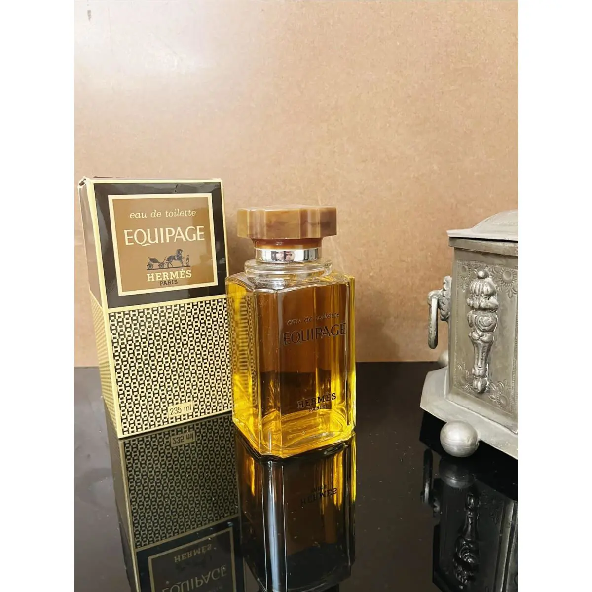 Vintage Prebarcode 1st Edition Hermes Equipage Edt 235 ml 8.0 oz Splash V Rare