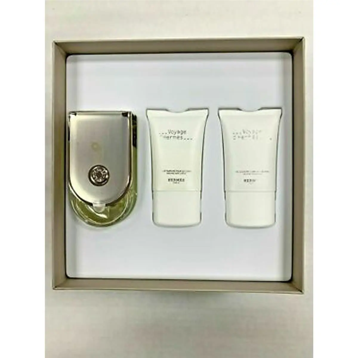 Voyage D Hermes Gift Set 3 Pcs Edt Spray 100ML+BODY Lotion 30ML+SHOWER Gel 30 ML