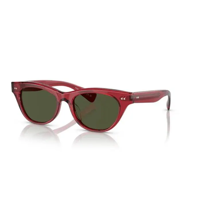 0OV5541SU Avelin 176452 Translucent Red Women`s Sunglasses by Oliver Peoples