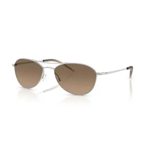 Oliver People 0OV1358S Aero ii 5036GN Silver/sandstone Polarized Sunglasses