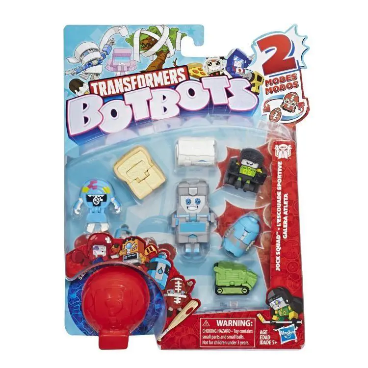 Transformers Botbots Series 1 Jock Squad Mini Figure 8-Pack Random Figures