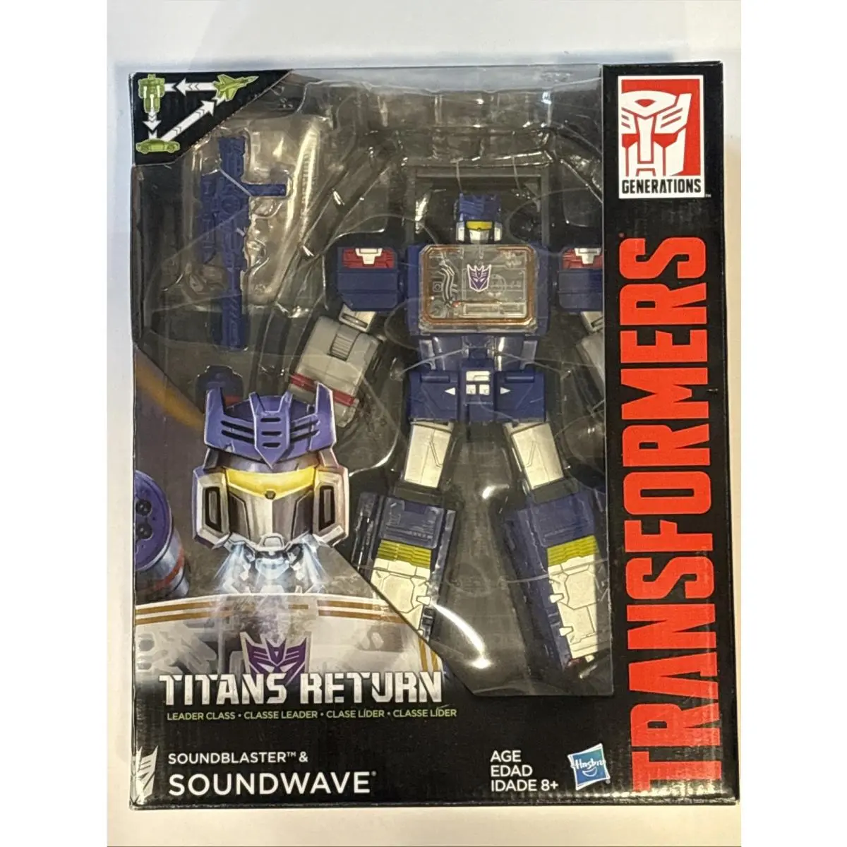 Transformers Generations Titans Return Soundwave and Soundblaster Rare