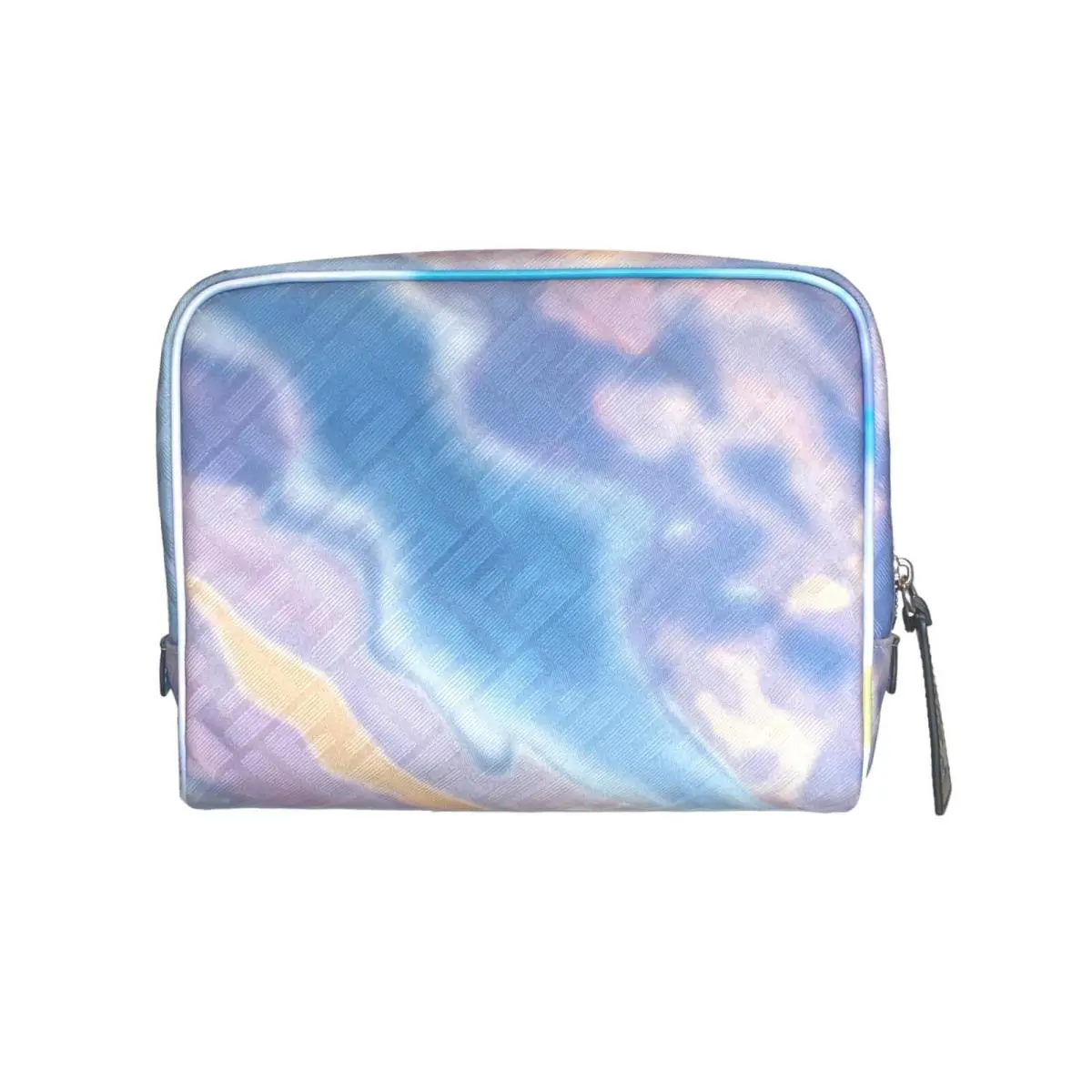 Fendi FF Motif Multicolor Printed Canvas Medium Travel Beauty Case Clutch