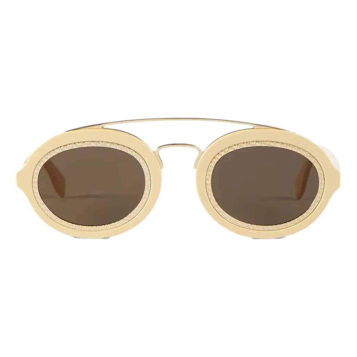 Fendi FF Men`s Sunglasses Cream FOL548