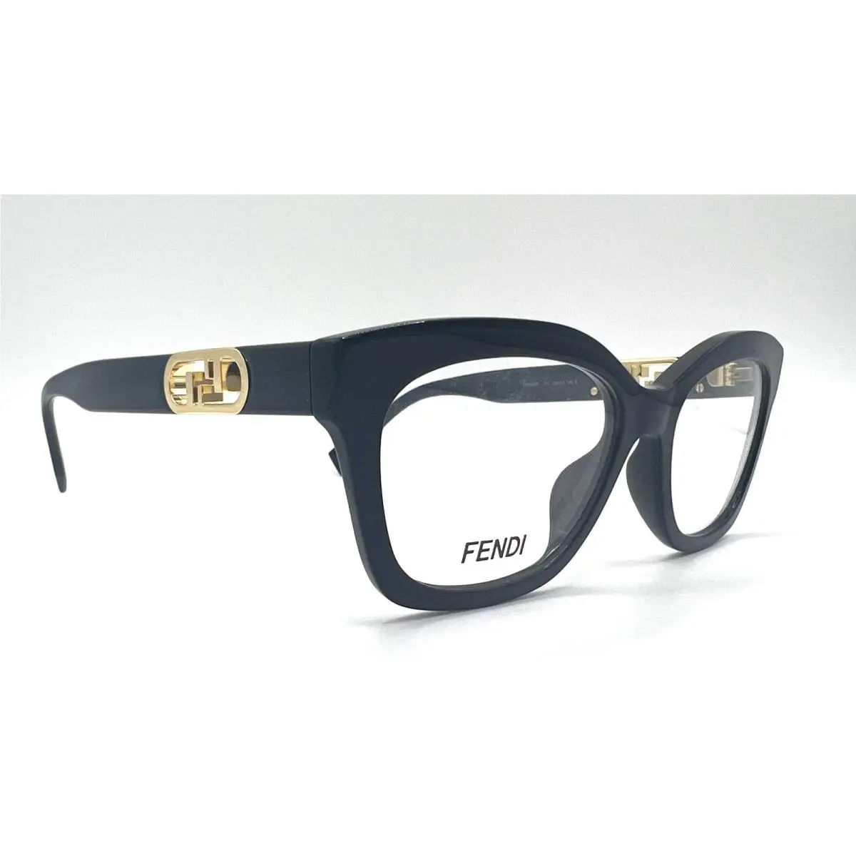 Fendi FE50039I FE 50039I 050 Dark Brown/gold Frame Eyeglasses 52-17-145