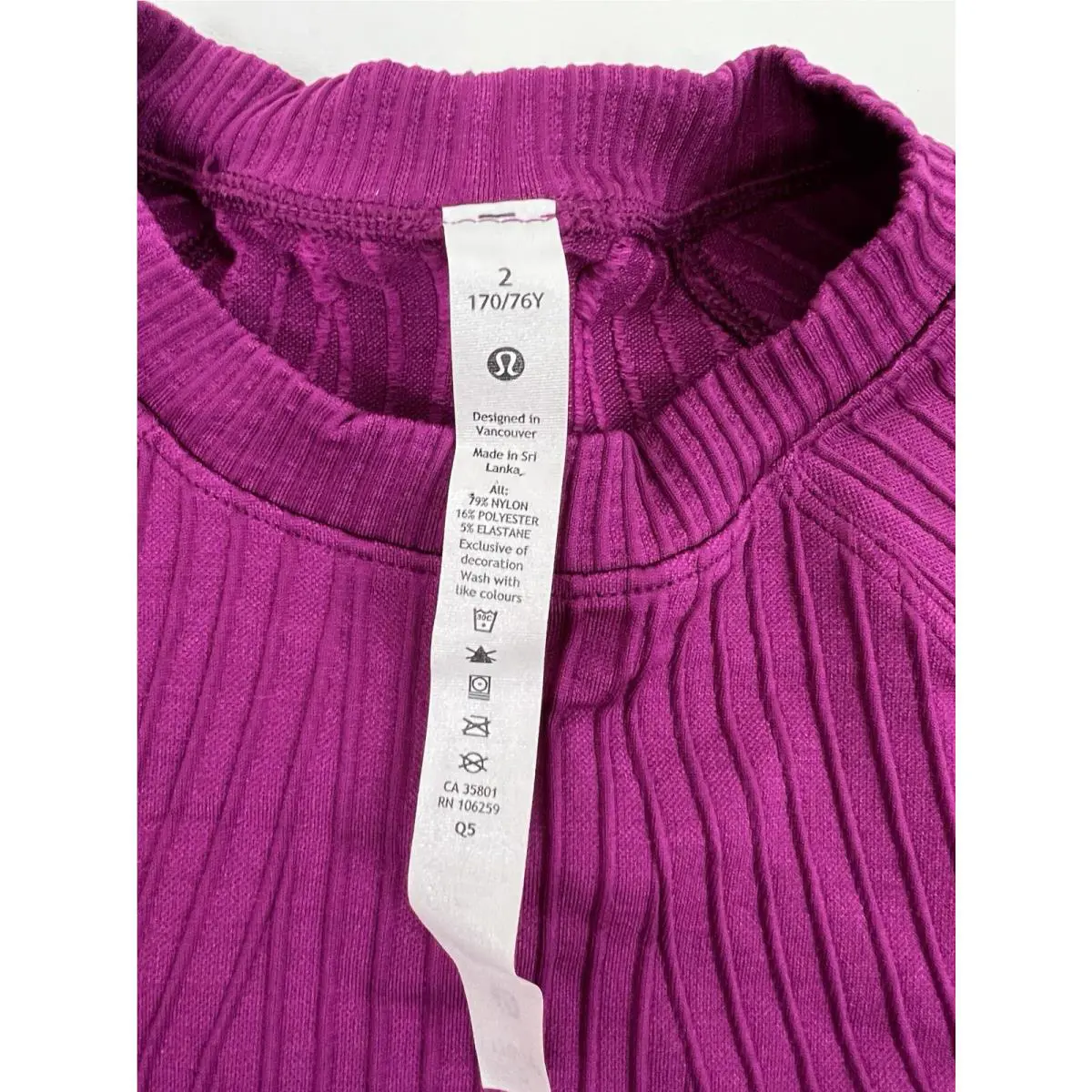 Lululemon clothing - Magenta 4