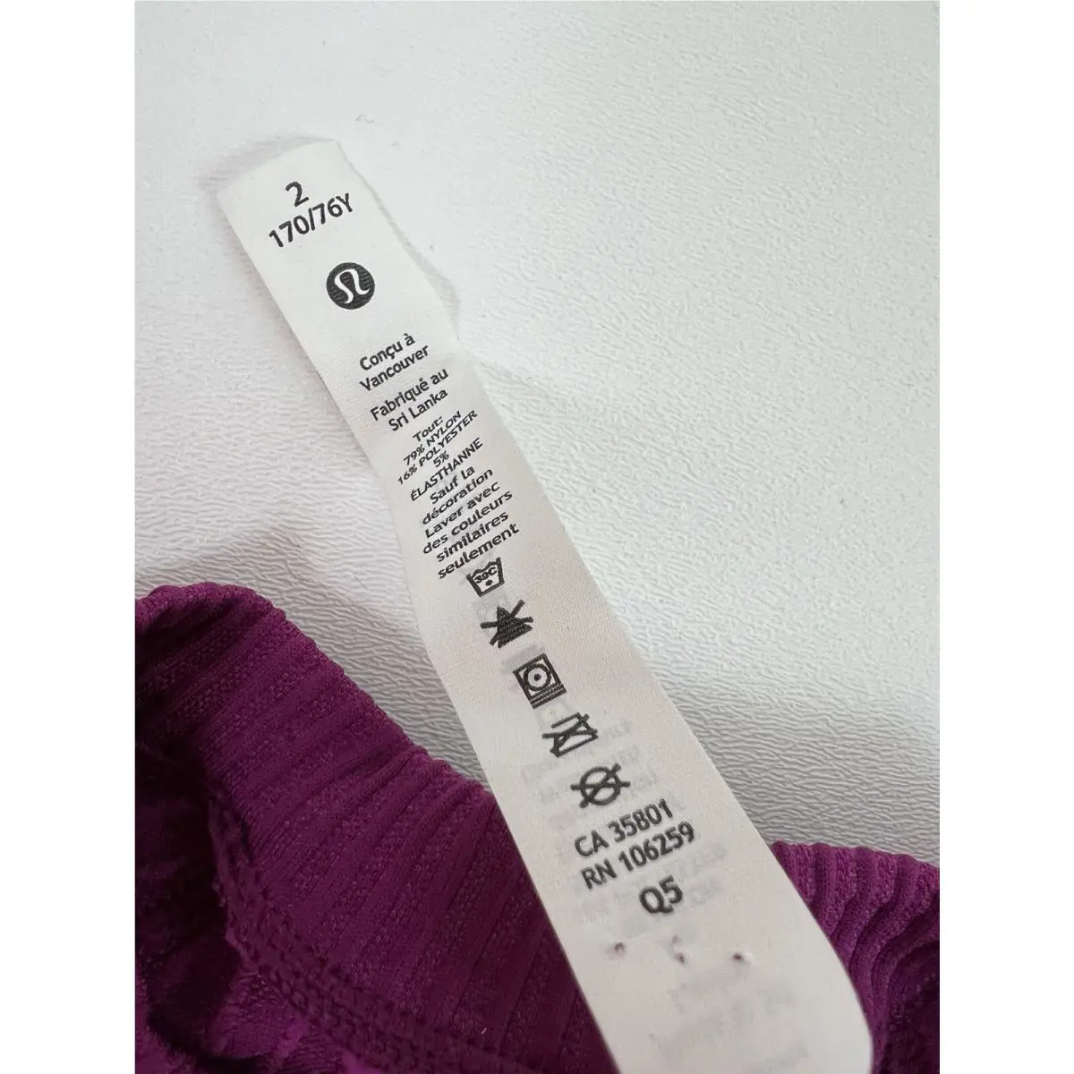 Lululemon clothing - Magenta 5