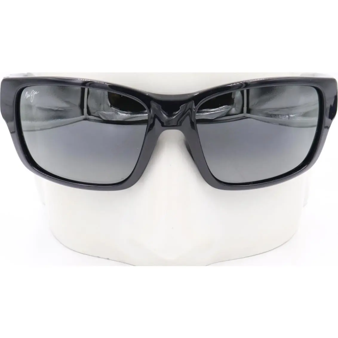 Maui Jim Mangroves Black Gray Gloss Sunglasses 604-02 / MJ0604S-001