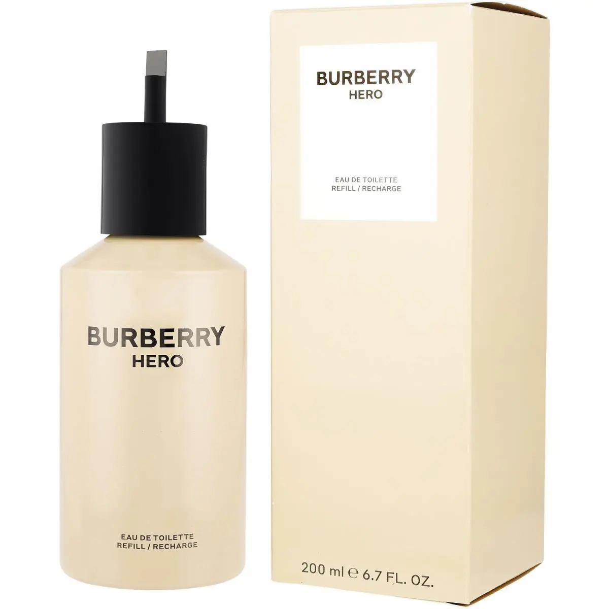 Burberry Hero by Burberry Cologne For Men Edt Refill Recharge 6.7 oz / 200 ml