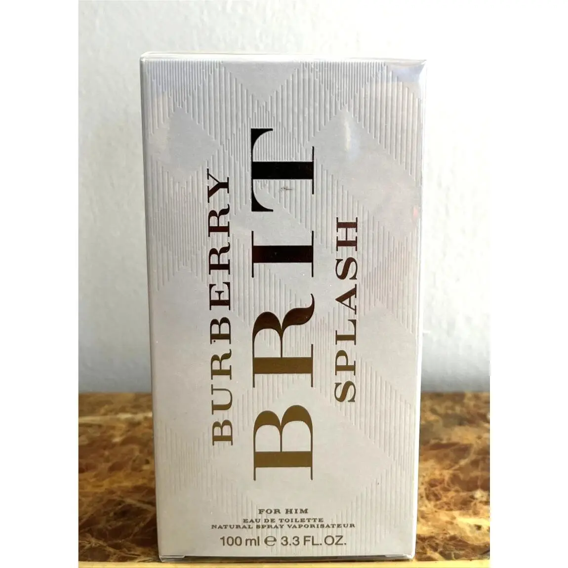 Burberry Brit Splash For Him 3.3 / 3.4 oz / 100 ml Edt Spray Men Cologne