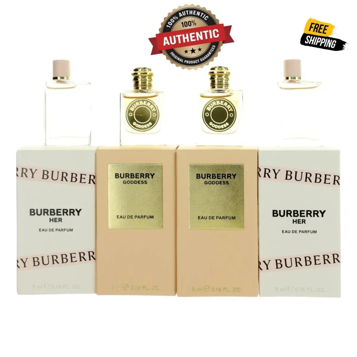 Burberry by Burberry 4 Piece Variety Gift Set For Women