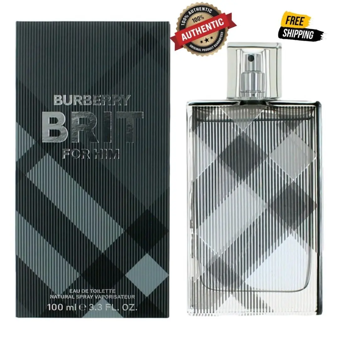 Brit by Burberry 3.3 oz Edt Spray For Men