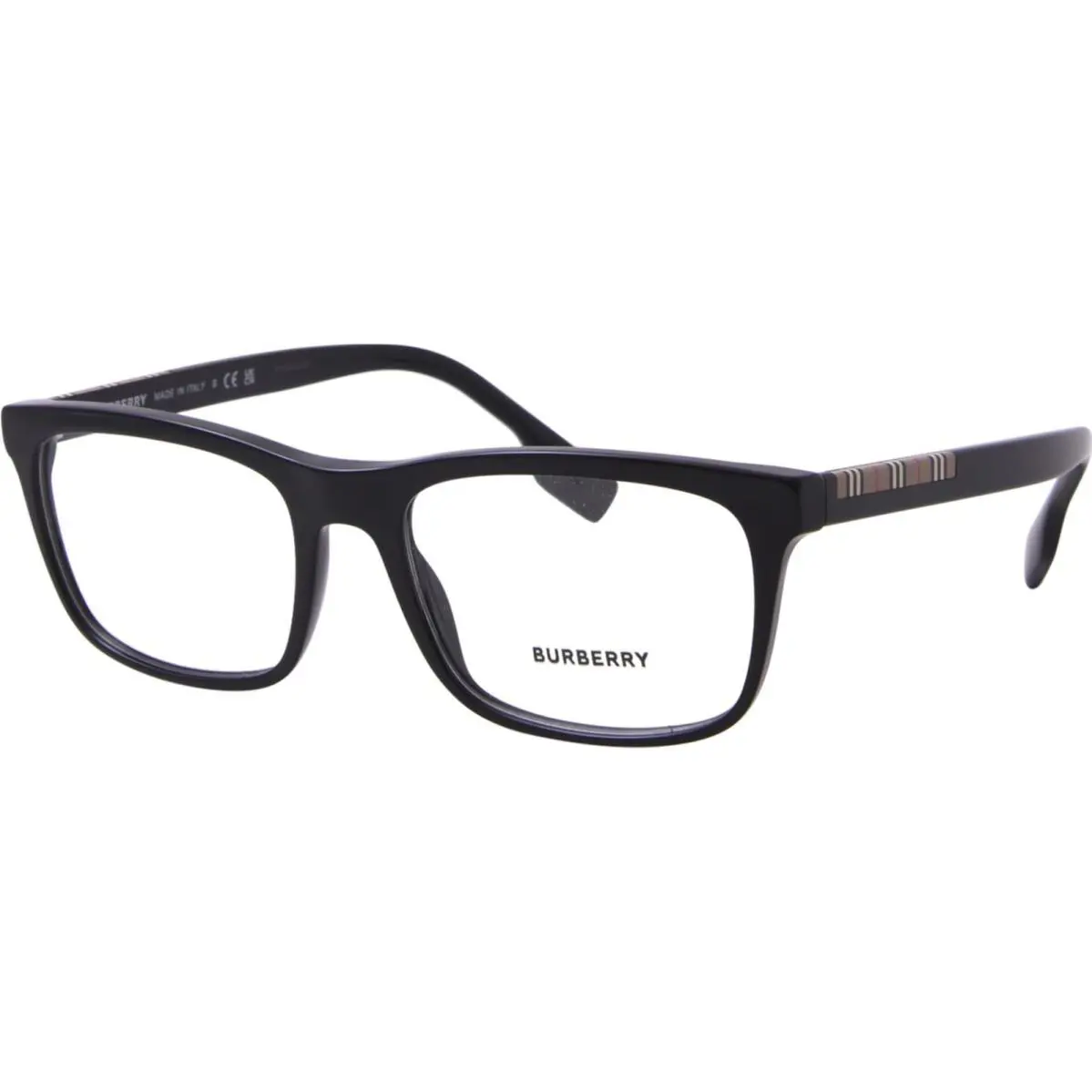 Burberry Elm BE2334F 3001 Eyeglasses Men`s Black Full Rim 57-18-145