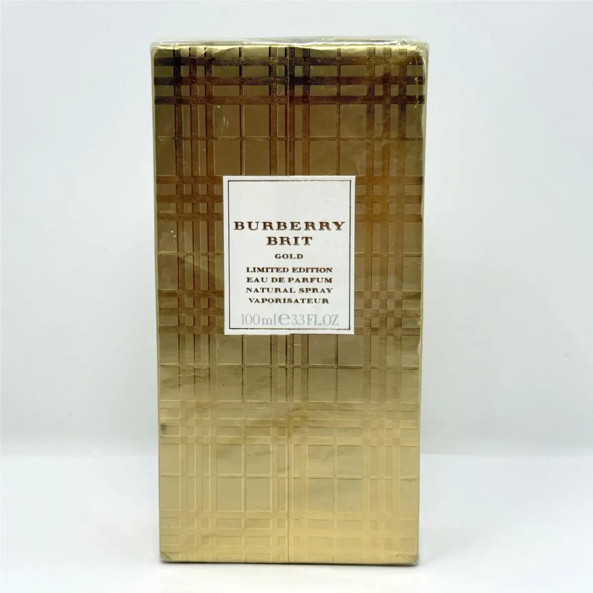 Burberry Brit Gold Women Eau De Parfum Perfume Vintage 3.3 Oz 100 mL