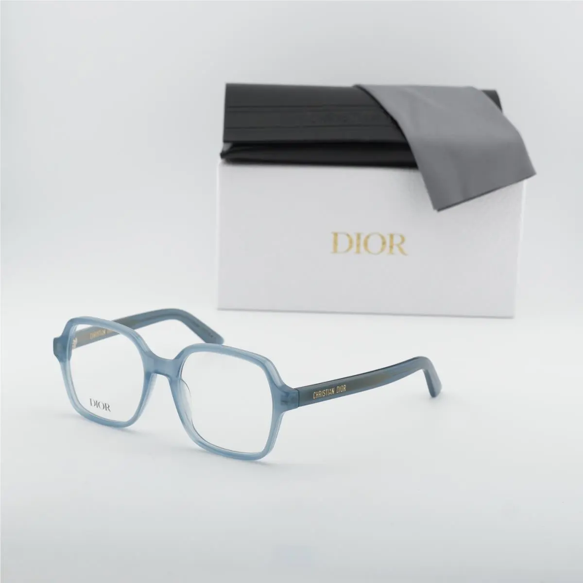 Dior Diormidnight O S1I 8000 Shiny Light Blue 53mm Eyeglasses