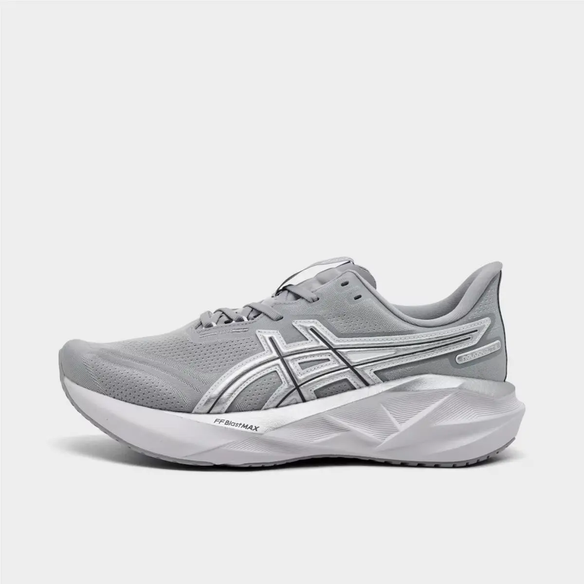 Men`s Asics Novablast 5 Running Shoes Piedmont Grey/pure Silver 1011C185 020