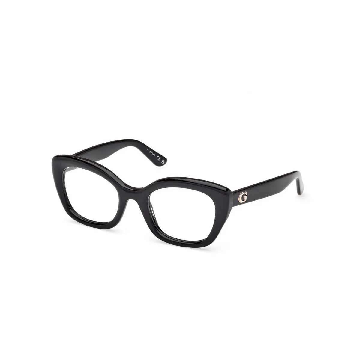 Guess GU50225 001 Shiny Black 51mm Eyeglasses