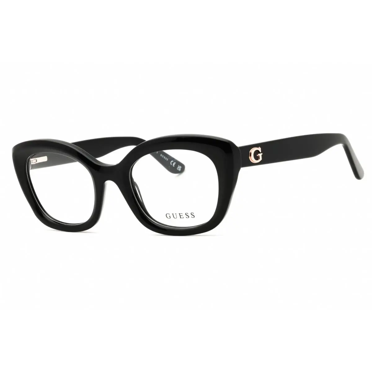 Guess GU50225 001 Shiny Black 51mm Eyeglasses