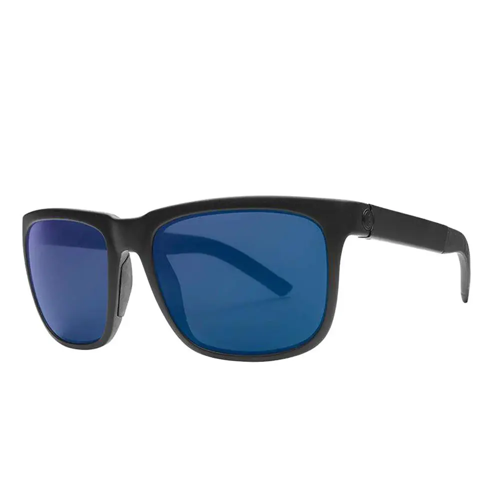 Knoxville Sport Sunglasses - Matte Black Blue Polarized Pro by Electric