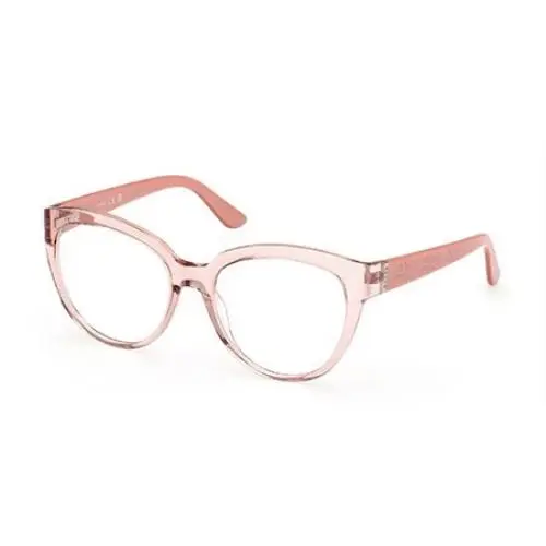 Guess GU50232 072 Transparent Shiny Light Pink 54mm Eyeglasses