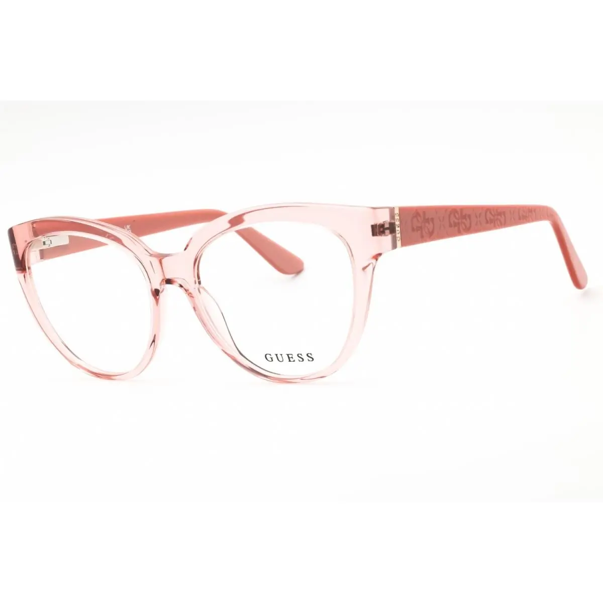 Guess GU50232 072 Transparent Shiny Light Pink 54mm Eyeglasses