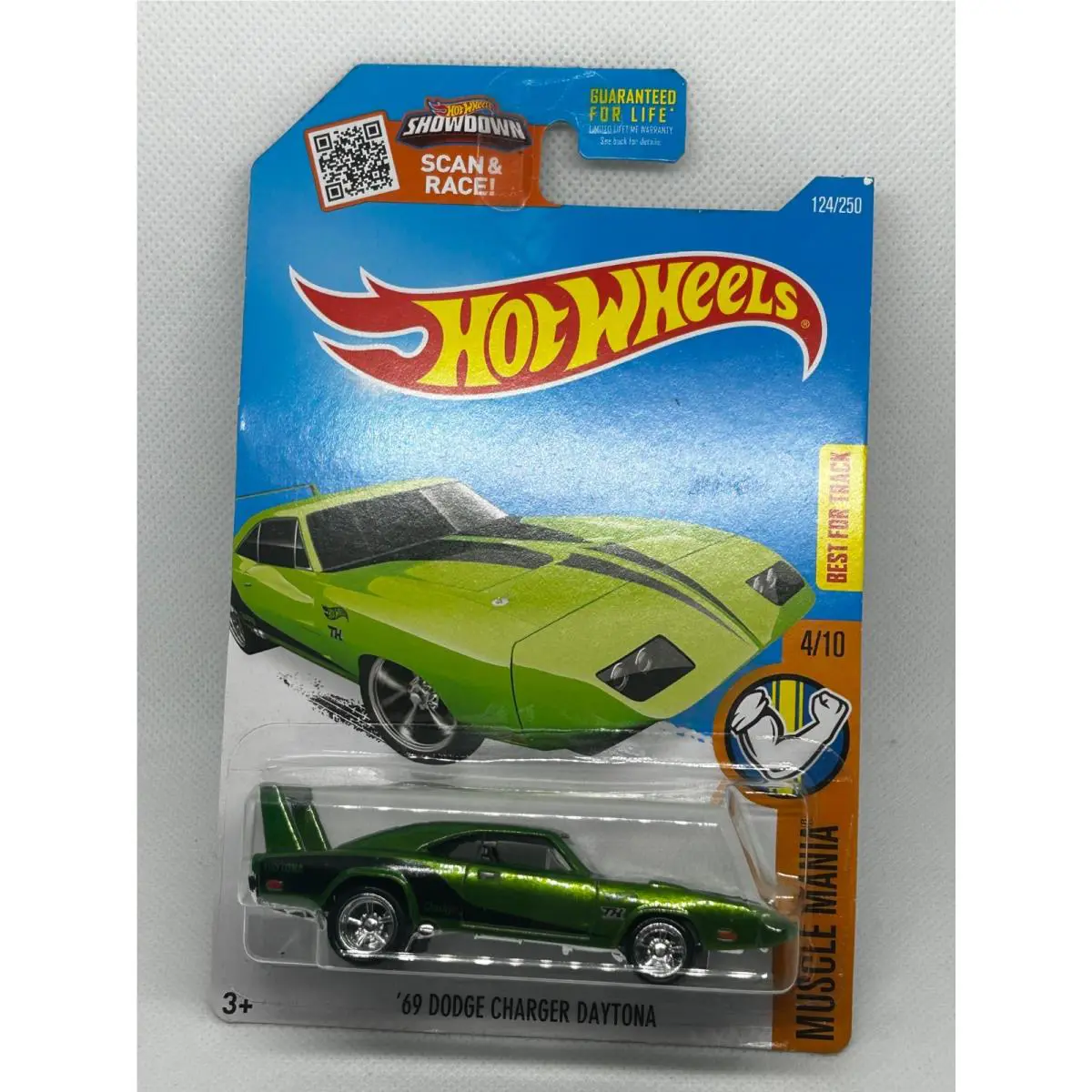 Hot Wheels `69 Dodge Charger Daytona 124/250 Super Treasure Hunt 2016 Moc X2A