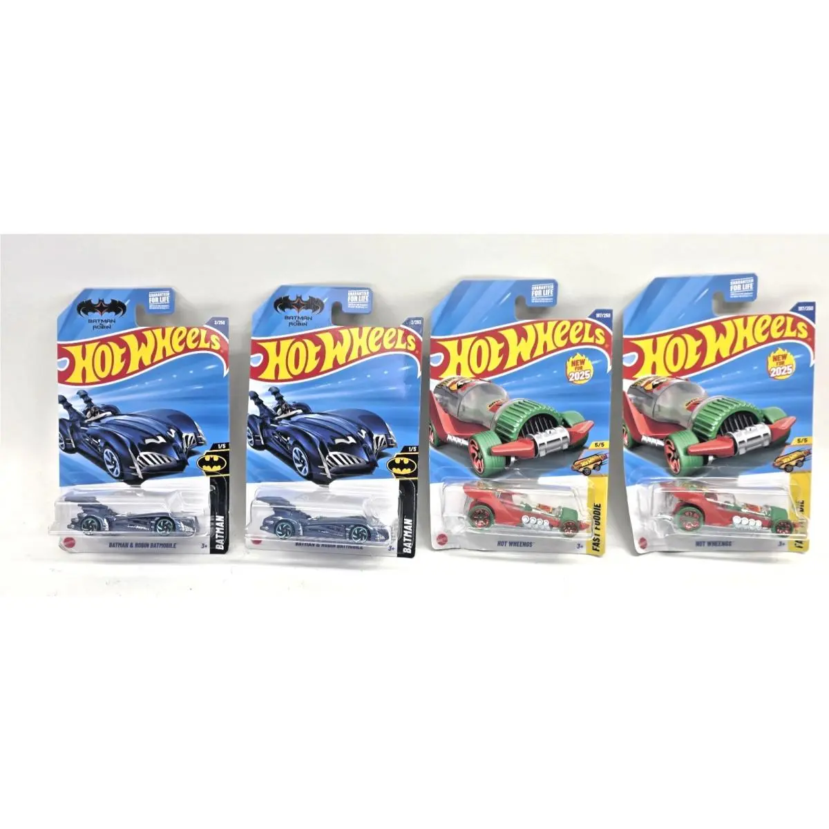 2 Each HRY54 2023 Batmobile + HYW42 Hot Wheengs Mattel Hot Wheels F