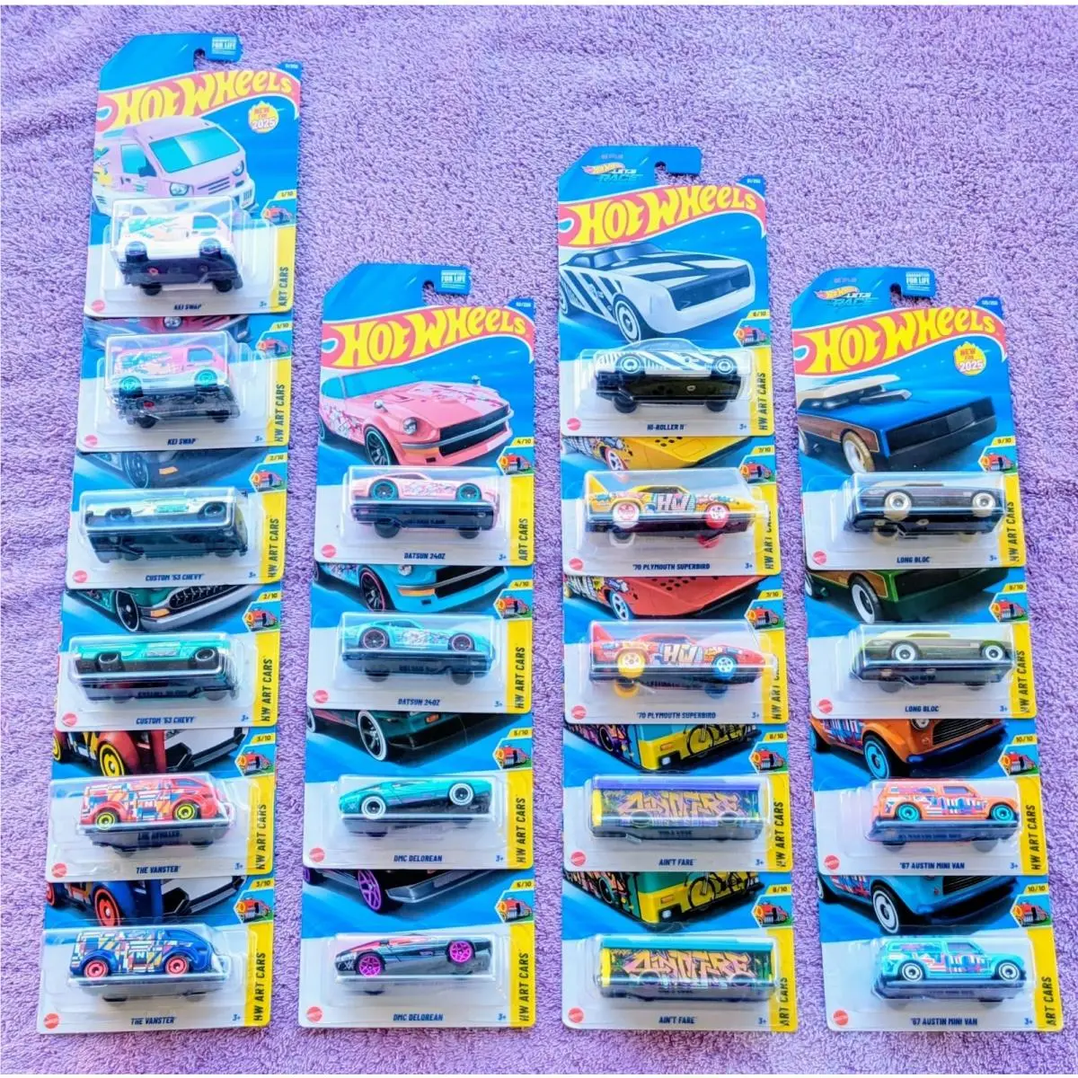 Hot Wheels Want TO Race Art Cars 2025 Full Set 1-10 + 9 Htf Variants