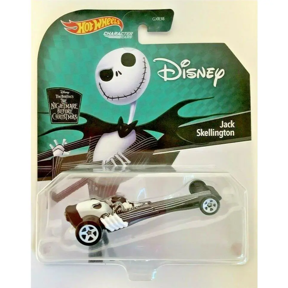 2021 Hot Wheels Disney Jack Skellington Diecast Car Nightmare Before Xmas