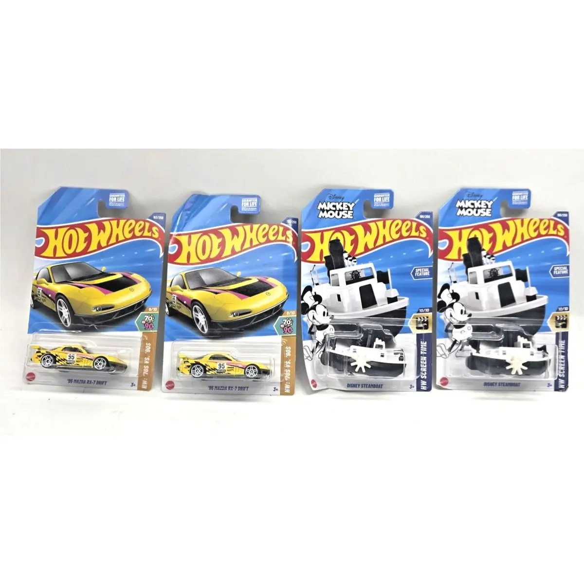 2 Each GMK99 2020 Mazda RX-7 + U11N Disney Steamboat Hot Wheels E