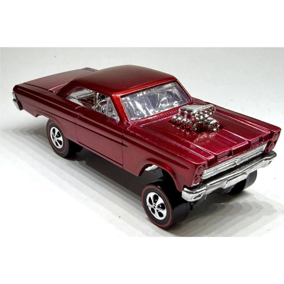 Hot Wheels `65 Red Mercury Comet Cyclone Custom Made Spectraflame Redline