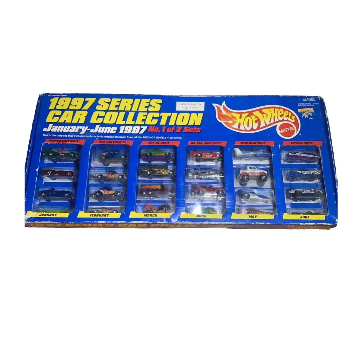 Hot Wheels 1997 Series Collection Set 1 of 2 January-june