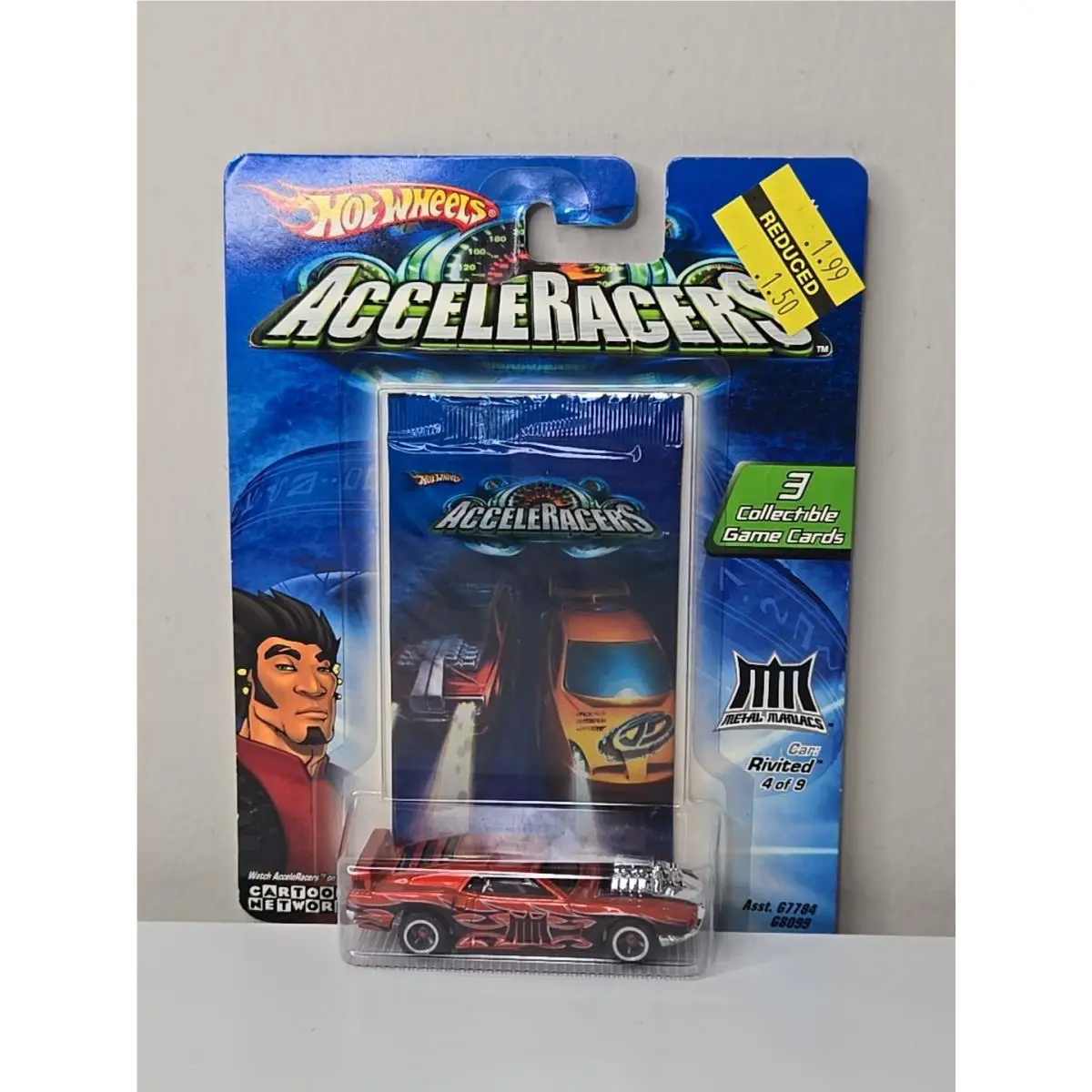 Acceleracers Metal Maniacs Rivited Wheel Error: Wrong Size Back Wheels AC49