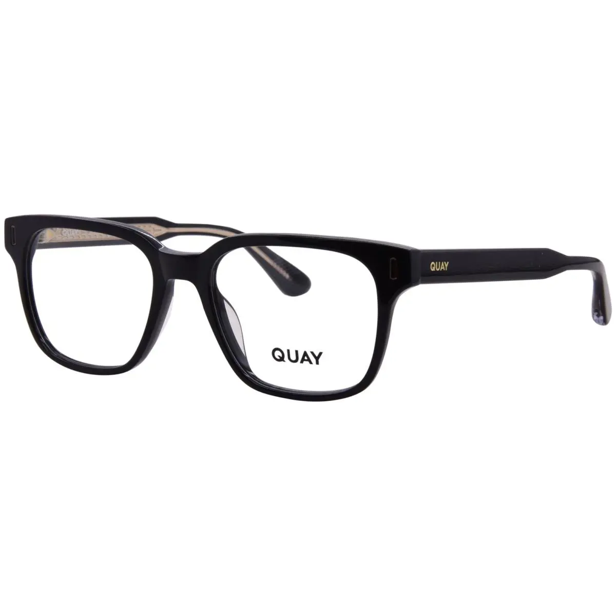 Quay Offline-rx OG-OF-2603 Blk/rx Eyeglasses Black Full Rim Square Shape 51mm by QUAY